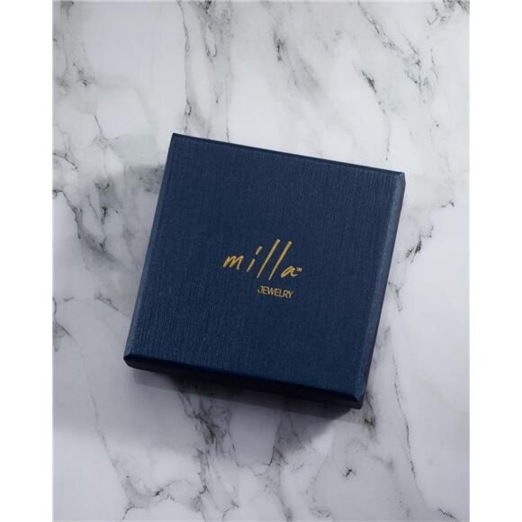 MILLA Teardrop Earrings - Designer Silver Statement Earrings - Picture 6 of 7